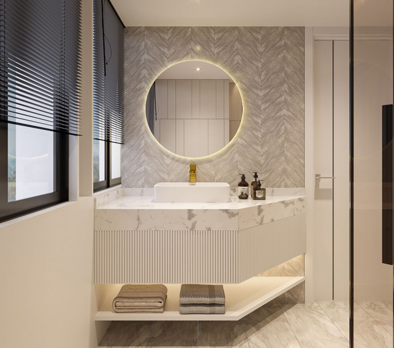 Baño elegante